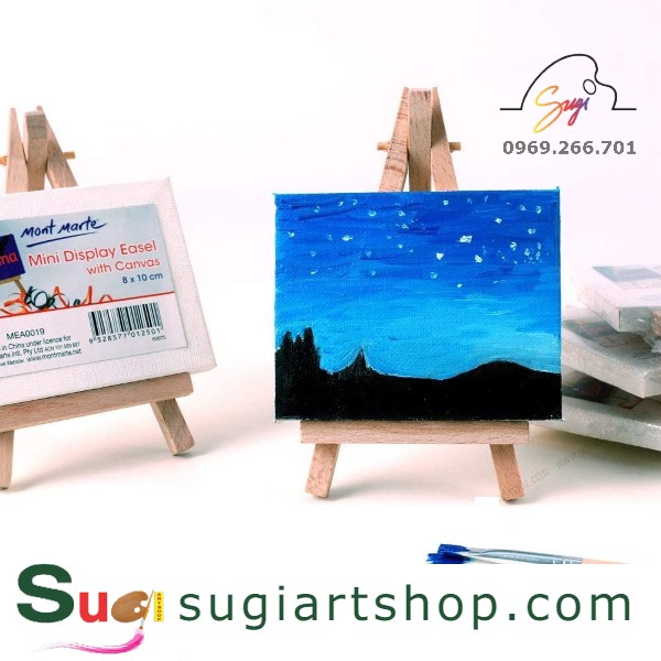 Canvas Kèm Giá Vẽ Mini Mont Marte - Sugi Art Shop