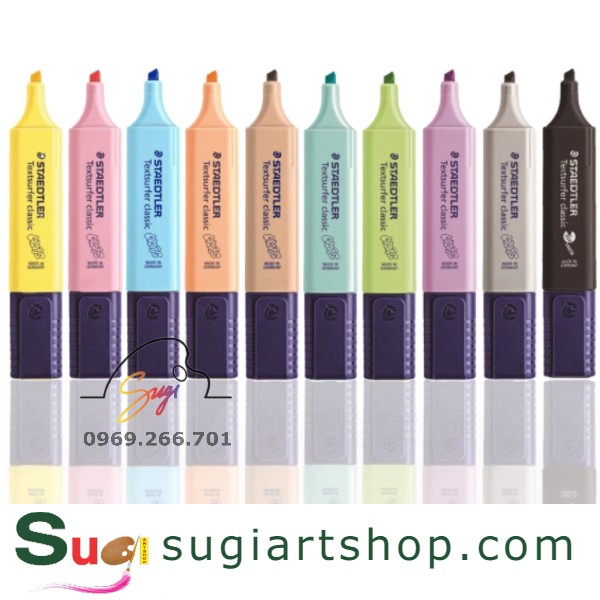 Bút Highlight Staedtler Màu Cơ Bản Và Màu Pastel - Sugi Art Shop