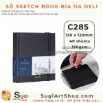 C285- VUÔNG BÌA DA