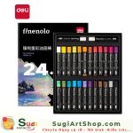 24 màu- Sáp Nhũ Deli