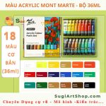 18 màu cơ bản x 36ml