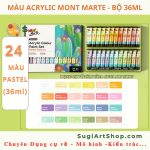24 màu pastel x 36ml
