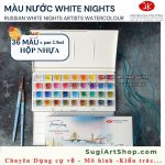 36 màu pan-Hộp nhựa