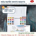 24 màu pan-Hộp nhựa