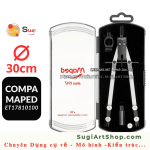 MAPED COMPA ĐEN~30CM